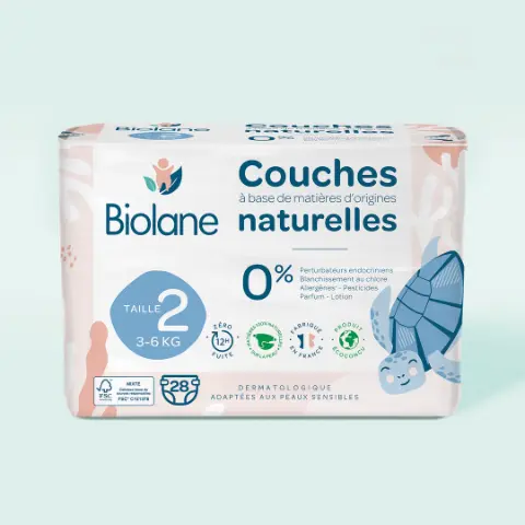 Biolane - детские подгузники 3-6 кг 28 шт
