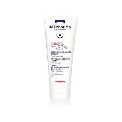 Исисфарма Руборил Эксперт SPF50+, тональный крем для покраснений/купероза/розацеа