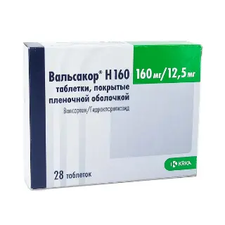 ვალსაკორი H - Valsakor H 160/12.5მგ 28 ტაბლეტი