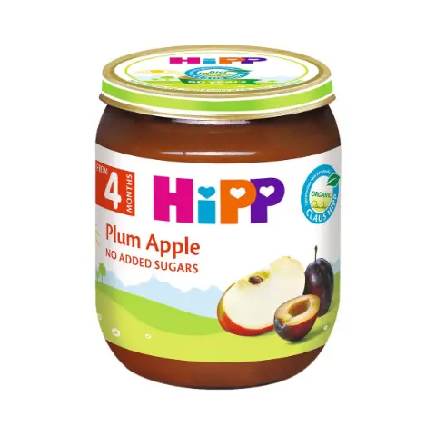 ჰიპი ხილფაფა ვაშლი და ქლიავი 4 თვიდან 4204-02