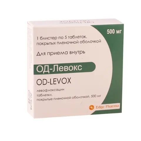 ოდ-ლევოქსი 500მგ 5 ტაბლეტი