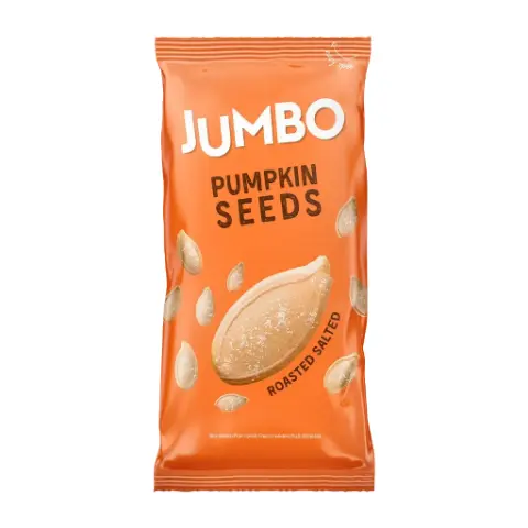Jumbo – გოგრის თესლი მოხალული მარილიანი 50გ.