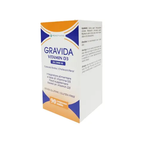 გრავიდა - Gravida D3 2000სე 90 ტაბლეტი
