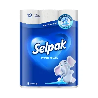 Napkins three ply 12 rolls Selpak