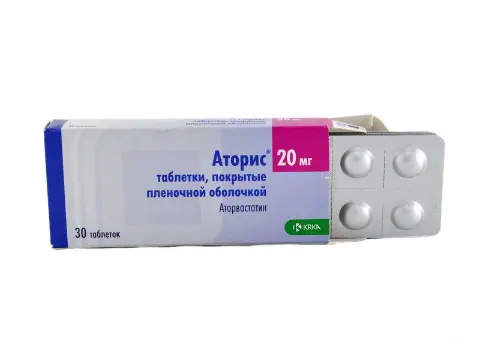 ატორისი 20 მგ 30 ტაბლეტი