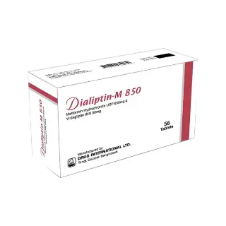 დიალიპტინი - Diliptin M 850 56 ტაბლეტი