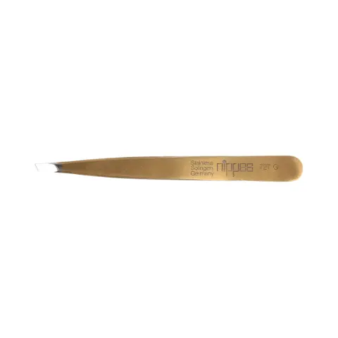 Nippes Solingen gold-plated tweezers