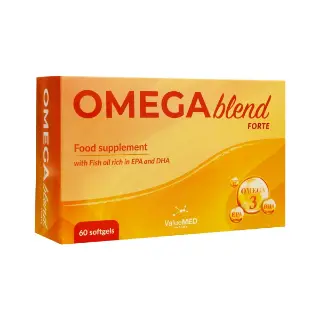 Omega Blend-Forte Gel.Caps 1000mg/350mg/250mg/5mg.N60