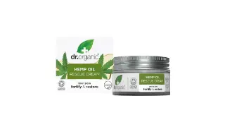 Dr Organic Натуральный крем для восстановления с конопляным маслом