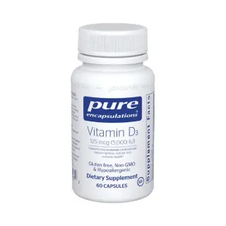 ვიტამინი D3 5000სე 60 კაფსულა ფიური - Pure