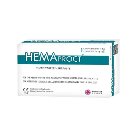 ჰემაპროქტი - Hemaproct 10 სუპოზიტორია
