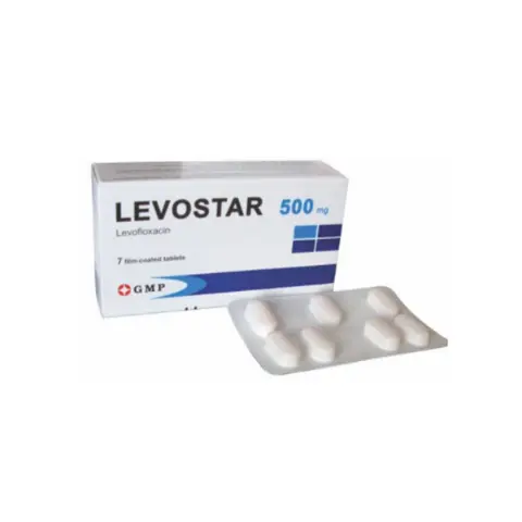 ლევოსტარი 500მგ 7 ტაბლეტი GMP